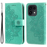 Blommönsterfodral för Oppo Reno16 Pro 5G (Global) / Reno16 5G (Global) / Reno16 5G (Kina) PU-läder plånboksfodral med stativ