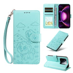 For Xiaomi 17 Max Case RFID Blocking Imprinted Dog Pattern PU Leather Phone Cover with Wrist Strap