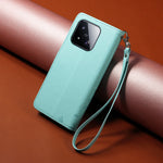 For Xiaomi 17 Max Case RFID Blocking Imprinted Dog Pattern PU Leather Phone Cover with Wrist Strap