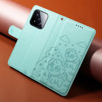 For Xiaomi 17 Max Case RFID Blocking Imprinted Dog Pattern PU Leather Phone Cover with Wrist Strap