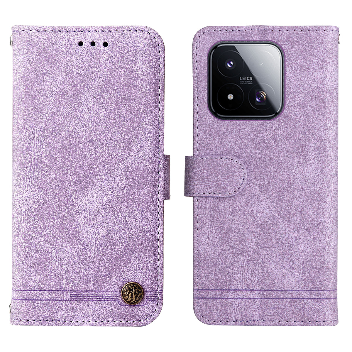 Xiaomi 17 Max Läderplånboksfodral Skin Touch mobilfodral Stativ med Rem
