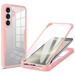 Til Samsung Galaxy A37 5G Telefoncover Akryl + TPU Gennemsigtigt Telefoncover med PET Skærmfilm