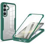 Til Samsung Galaxy A37 5G Telefoncover Akryl + TPU Gennemsigtigt Telefoncover med PET Skærmfilm