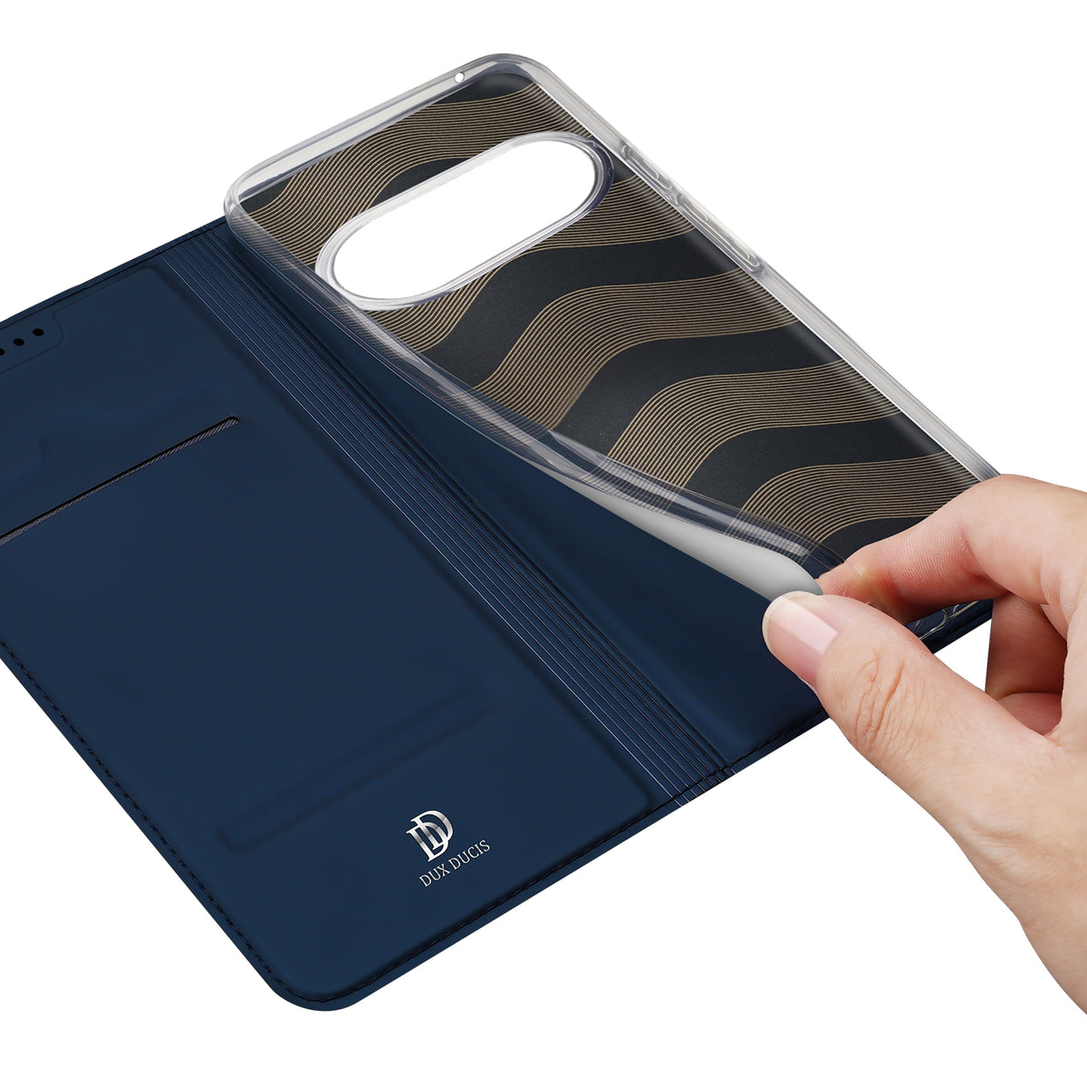 DUX DUCIS Skin Pro Google Pixel 11 Pro XL Läderfodral - Blå