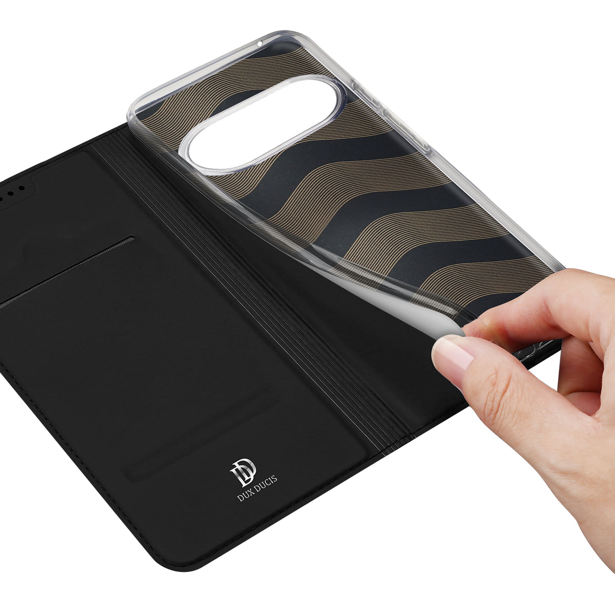 DUX DUCIS Skin Pro Google Pixel 11 Pro Läderfodral - Svart