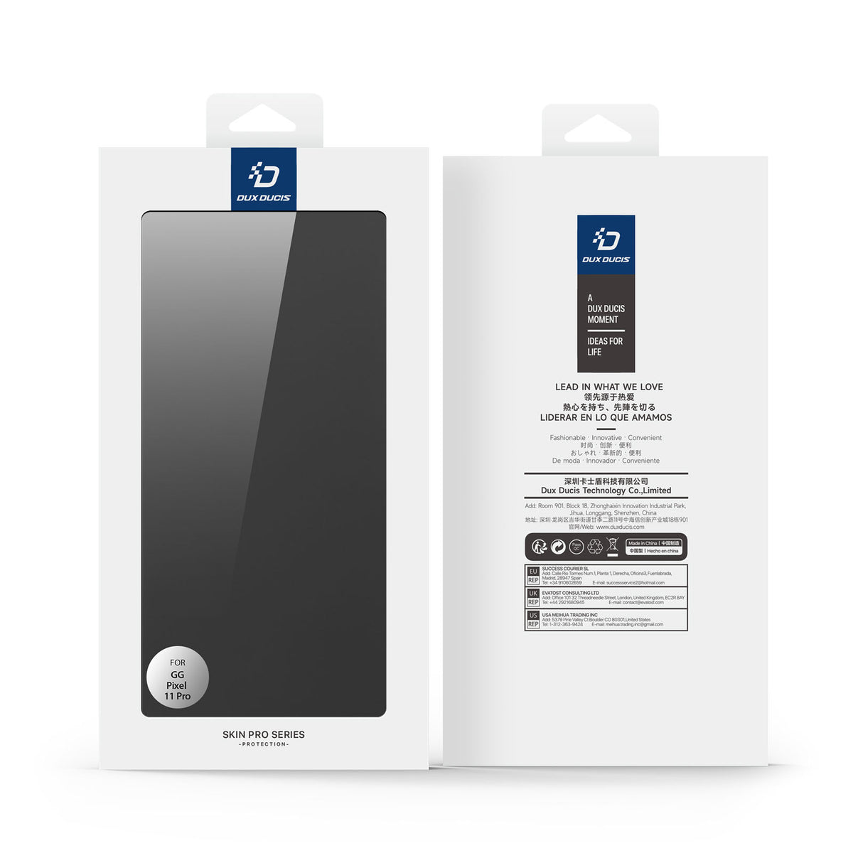 DUX DUCIS Skin Pro Google Pixel 11 Pro Läderfodral - Svart
