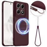 For Motorola Edge 70 Pro+ 5G / 70 Pro 5G Magnetic Case Anti-Drop Liquid Silicone Phone Cover with Lanyard