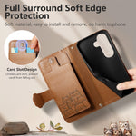 Til Samsung Galaxy A57 5G Etui Sød Kat Mønster PU Læder Pung Telefoncover med Håndledsrem