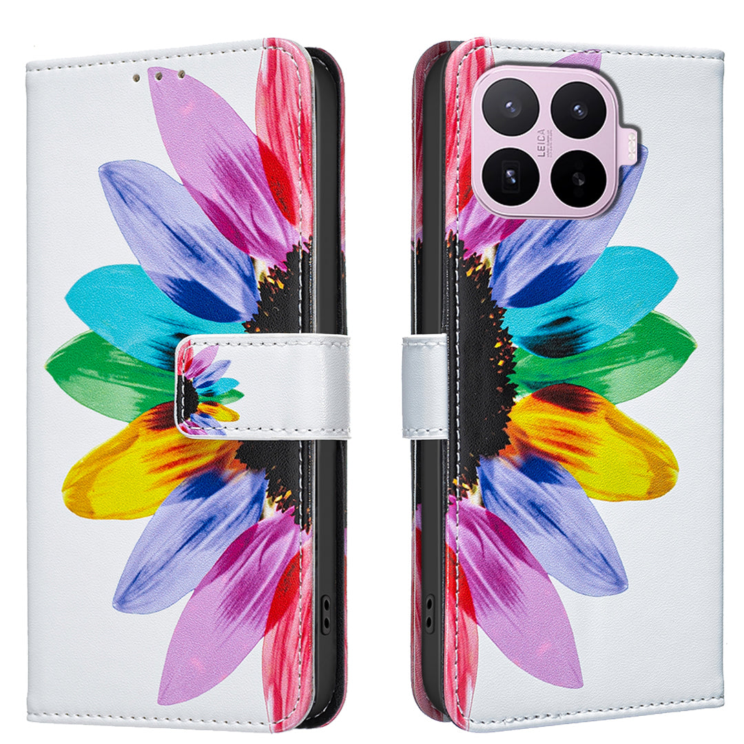 For Xiaomi 17T Pro Case Wallet Stand Pattern Printing Phone Leather Cover