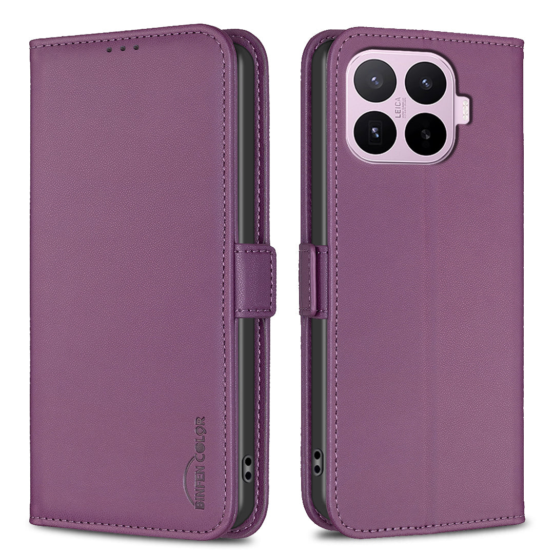 BINFEN COLOR for Xiaomi 17T Case  BF31 PU Leather Flip Folio Phone Wallet Cover