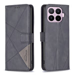 BINFEN COLOR for Xiaomi 17T Phone Case Wallet Stand Geometry Imprinted Leather Cover