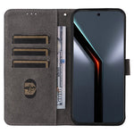 For ZTE nubia Neo 5 GT 5G Wallet Case RFID Blocking PU Leather Phone Cover Stand with Strap