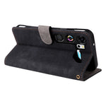 For ZTE nubia Neo 5 GT 5G Wallet Case RFID Blocking PU Leather Phone Cover Stand with Strap