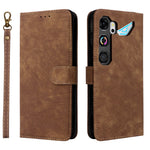 For ZTE nubia Neo 5 GT 5G Wallet Case RFID Blocking PU Leather Phone Cover Stand with Strap