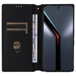 For ZTE nubia Neo 5 GT 5G Case Wallet Rhombus Imprinted PU Leather Phone Cover