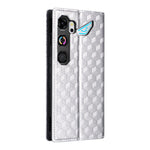 For ZTE nubia Neo 5 GT 5G Case Wallet Rhombus Imprinted PU Leather Phone Cover