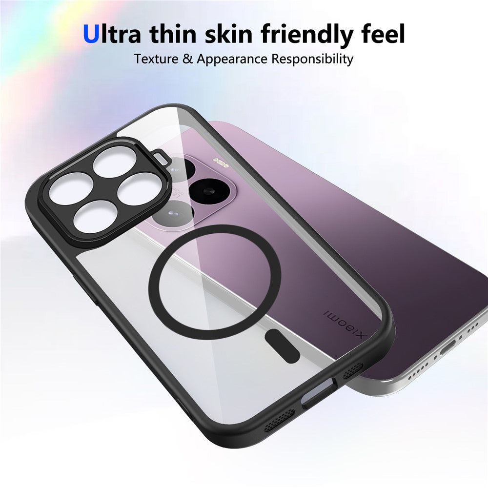 For Xiaomi 17T Magnetic Case Transparent PC + TPU Shockproof Skin-friendly Phone Cover