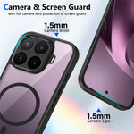 For Xiaomi 17T Magnetic Case Transparent PC + TPU Shockproof Skin-friendly Phone Cover
