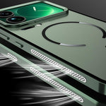 For Xiaomi 17 Max Magnetic Case Aluminium Alloy PC Matte Phone Cover Pop-Up Snap Lock