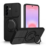 For Samsung Galaxy A27 5G Case Magnetic Case Ring Kickstand Slide Camera Cover TPU PC Hybrid Phone Shell