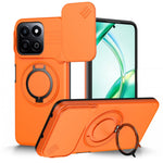 For Honor 200 Smart 5G / X7c 4G / X7c 5G Case Magnetic Case Ring Kickstand Slide Camera Cover TPU PC Hybrid Phone Shell