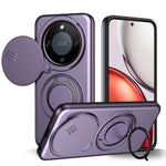 For Honor X70 5G  /  X9d 5G  /  Magic8 Lite 5G Case Magnetic Case Ring Kickstand Slide Camera Cover TPU PC Hybrid Phone Shell