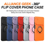 For Honor 400 Smart 4G  /  400 Smart 5G  /  X7d 4G Case Magnetic Case Ring Kickstand Slide Camera Cover TPU PC Hybrid Phone Shell
