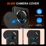 For Honor Magic7 Lite 5G / X60 Pro 5G / X9c 5G Case Magnetic Case Ring Kickstand Slide Camera Cover TPU PC Hybrid Phone Shell