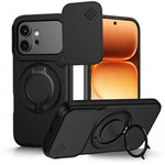 For Honor 600 5G  /  600 Pro 5G Case Magnetic Case Ring Kickstand Slide Camera Cover TPU PC Hybrid Phone Shell