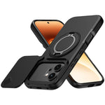 For Honor 600 5G  /  600 Pro 5G Case Magnetic Case Ring Kickstand Slide Camera Cover TPU PC Hybrid Phone Shell