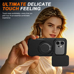 For Honor 600 5G  /  600 Pro 5G Case Magnetic Case Ring Kickstand Slide Camera Cover TPU PC Hybrid Phone Shell