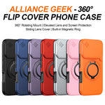 For Honor 600 5G  /  600 Pro 5G Case Magnetic Case Ring Kickstand Slide Camera Cover TPU PC Hybrid Phone Shell