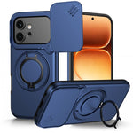 For Honor 600 5G  /  600 Pro 5G Case Magnetic Case Ring Kickstand Slide Camera Cover TPU PC Hybrid Phone Shell