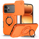 For Honor 600 5G  /  600 Pro 5G Case Magnetic Case Ring Kickstand Slide Camera Cover TPU PC Hybrid Phone Shell