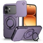For Honor 600 5G  /  600 Pro 5G Case Magnetic Case Ring Kickstand Slide Camera Cover TPU PC Hybrid Phone Shell