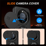 For Honor X9a 5G Cover Magnetisk Cover Ring Støtteben Skydbart Kameradæksel TPU PC Hybrid Telefoncover
