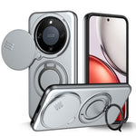 For Honor X9a 5G Cover Magnetisk Cover Ring Støtteben Skydbart Kameradæksel TPU PC Hybrid Telefoncover