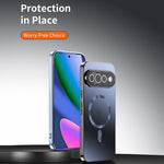 For Google Pixel 11 Pro XL Magnetic Case Full Lens Coverage Electroplated TPU Shockproof Phone Cover