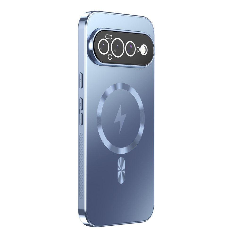 For Google Pixel 11 Pro XL Magnetic Case Full Lens Coverage Electroplated TPU Shockproof Phone Cover