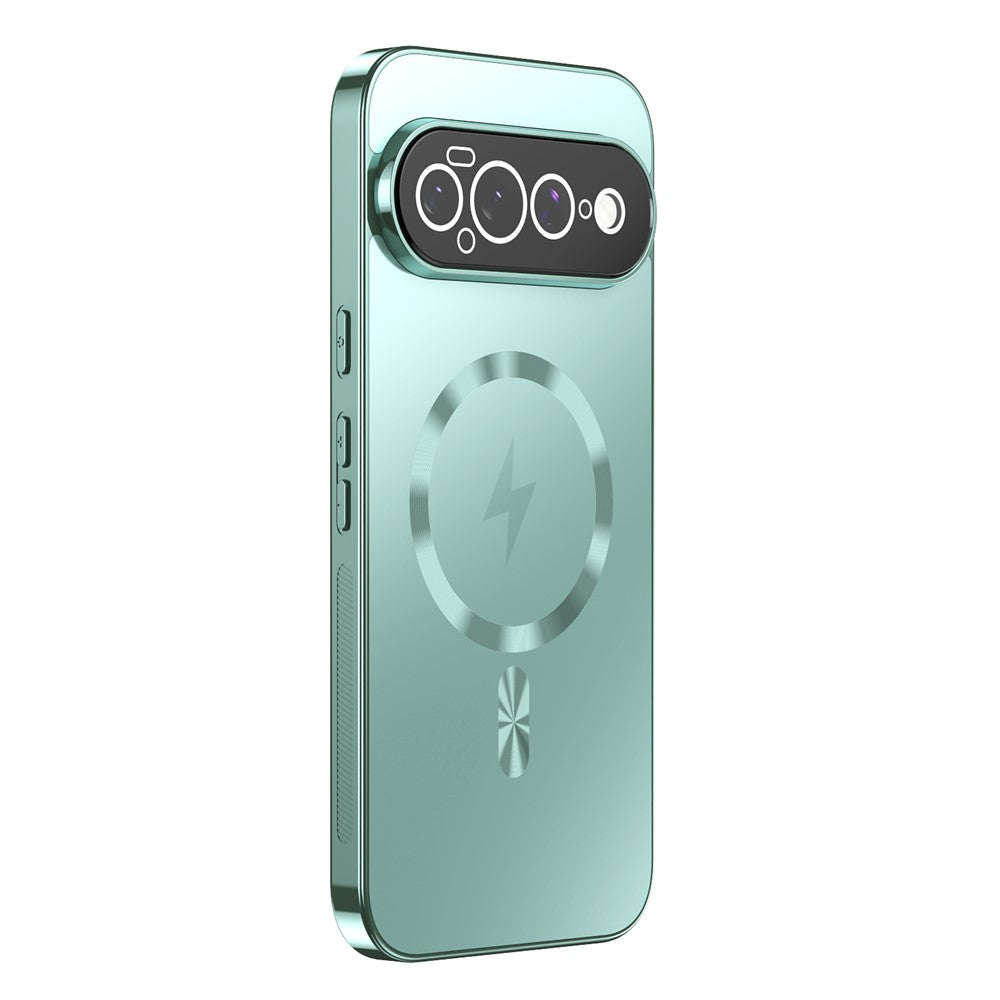 For Google Pixel 11 Pro XL Magnetic Case Full Lens Coverage Electroplated TPU Shockproof Phone Cover