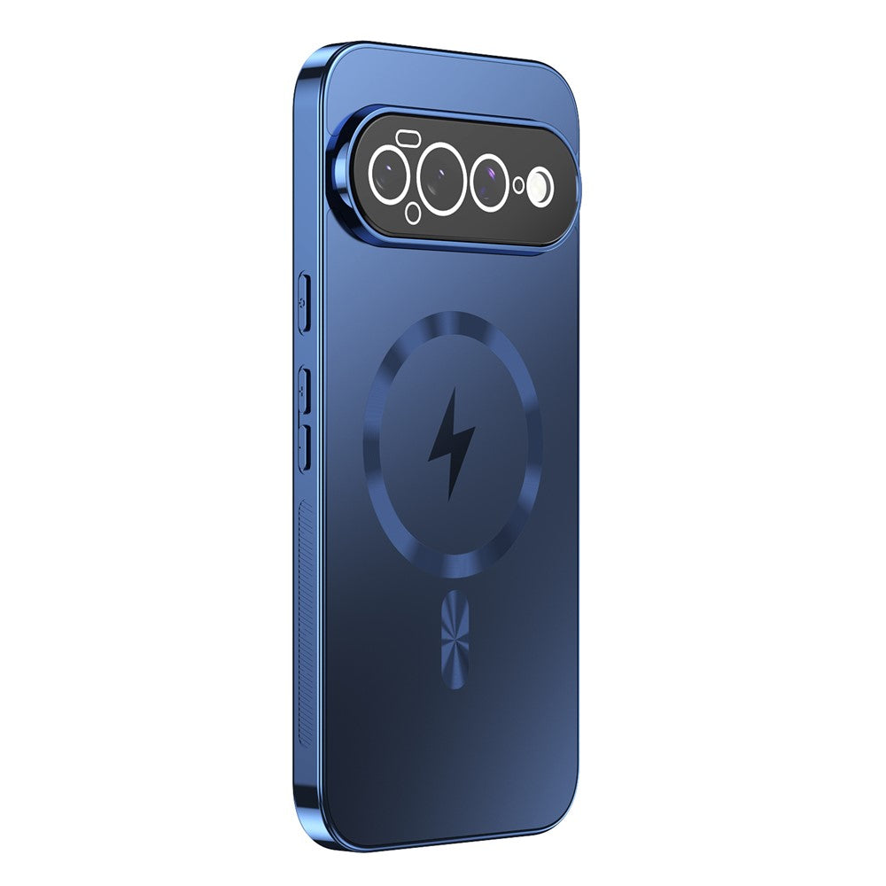 For Google Pixel 11 Pro XL Magnetic Case Full Lens Coverage Electroplated TPU Shockproof Phone Cover