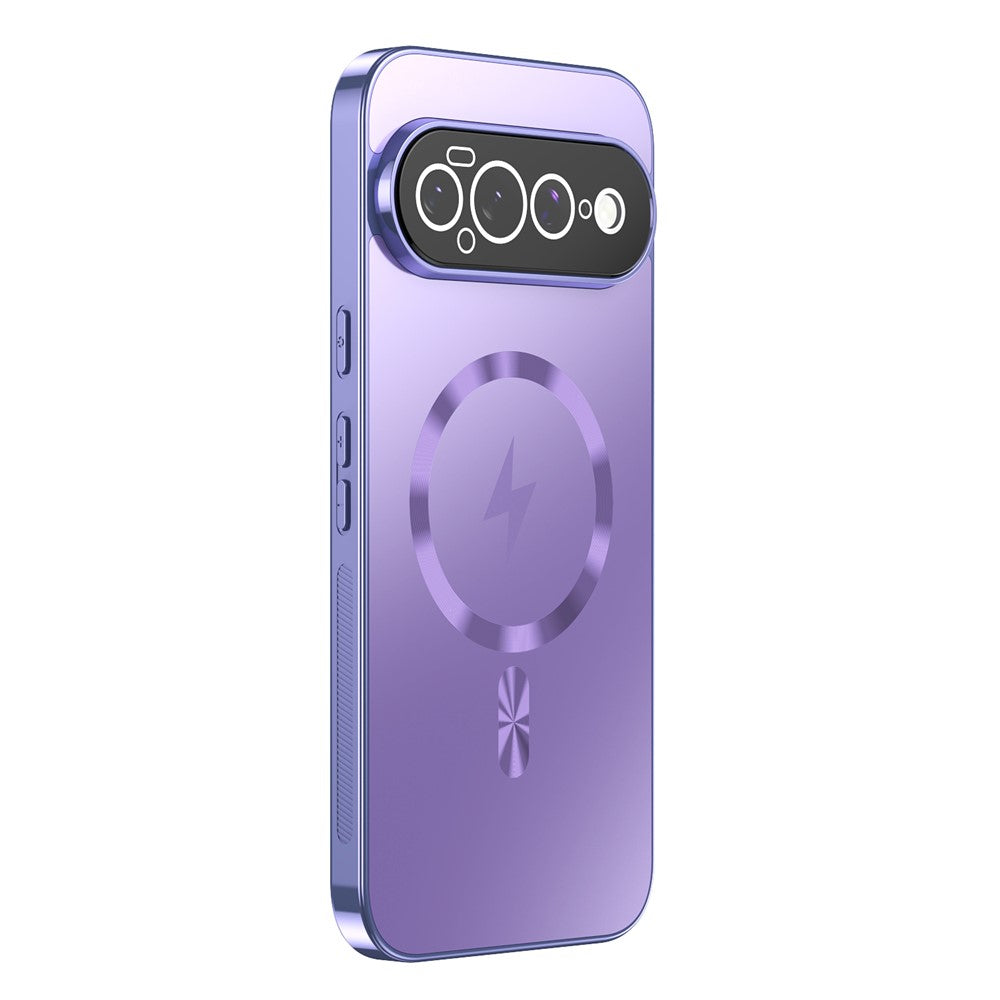 For Google Pixel 11 Pro XL Magnetic Case Full Lens Coverage Electroplated TPU Shockproof Phone Cover