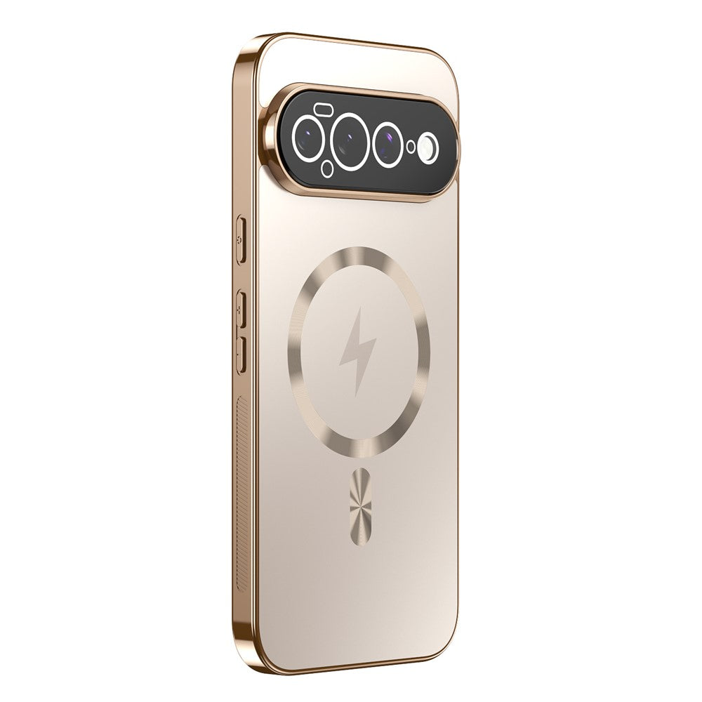 For Google Pixel 11 Pro Magnetic Case Full Lens Coverage Electroplated TPU Shockproof Phone Cover