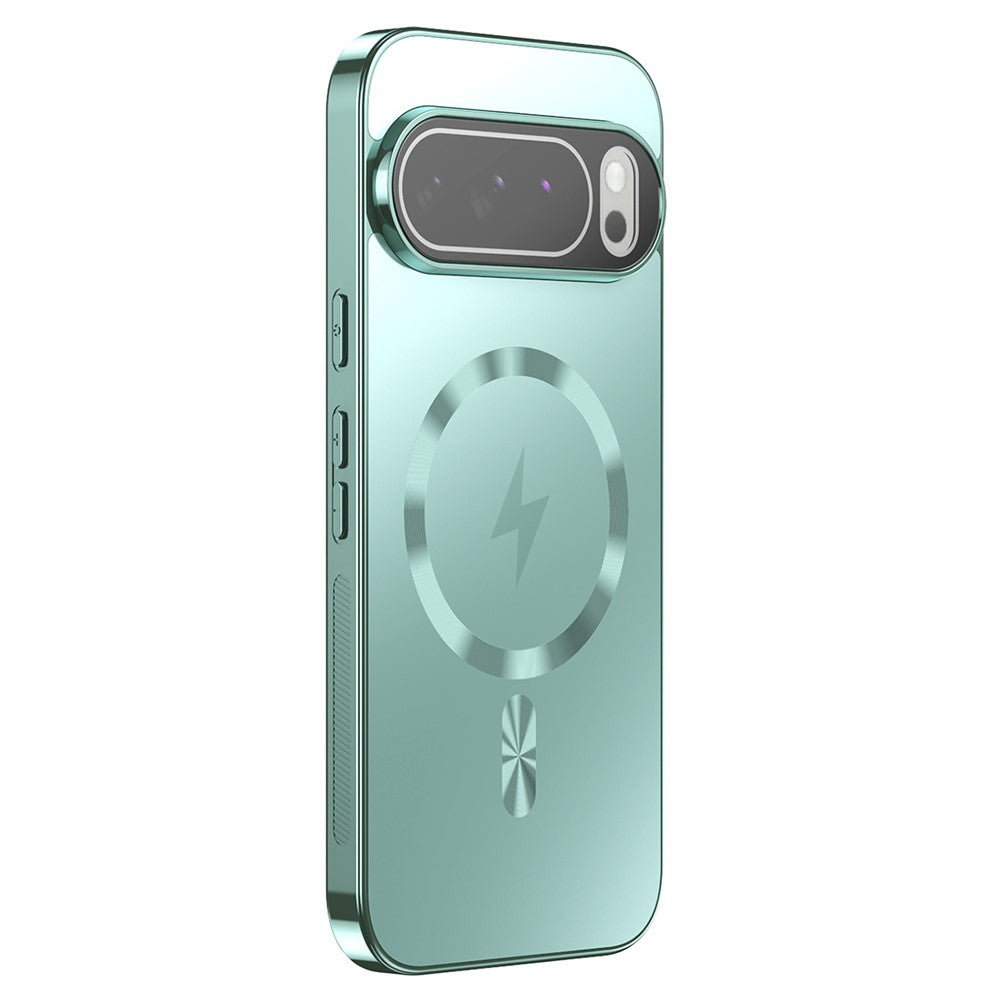 Til Google Pixel 10 Pro XL Magnetisk Cover Fuld Linsebeskyttelse Galvaniseret TPU Stødsikkert Telefoncover