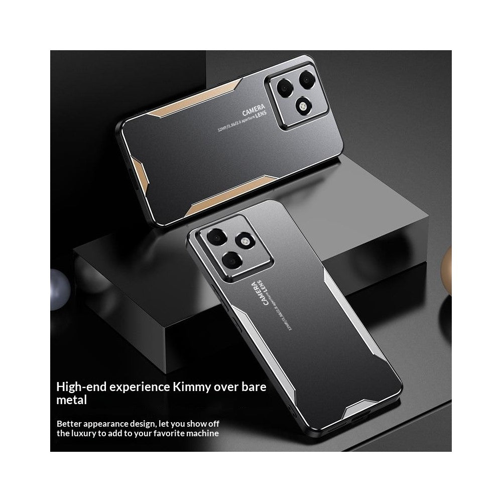 Til Oppo A6c 4G Telefoncover Bagcover i Aluminiumlegering TPU PC
