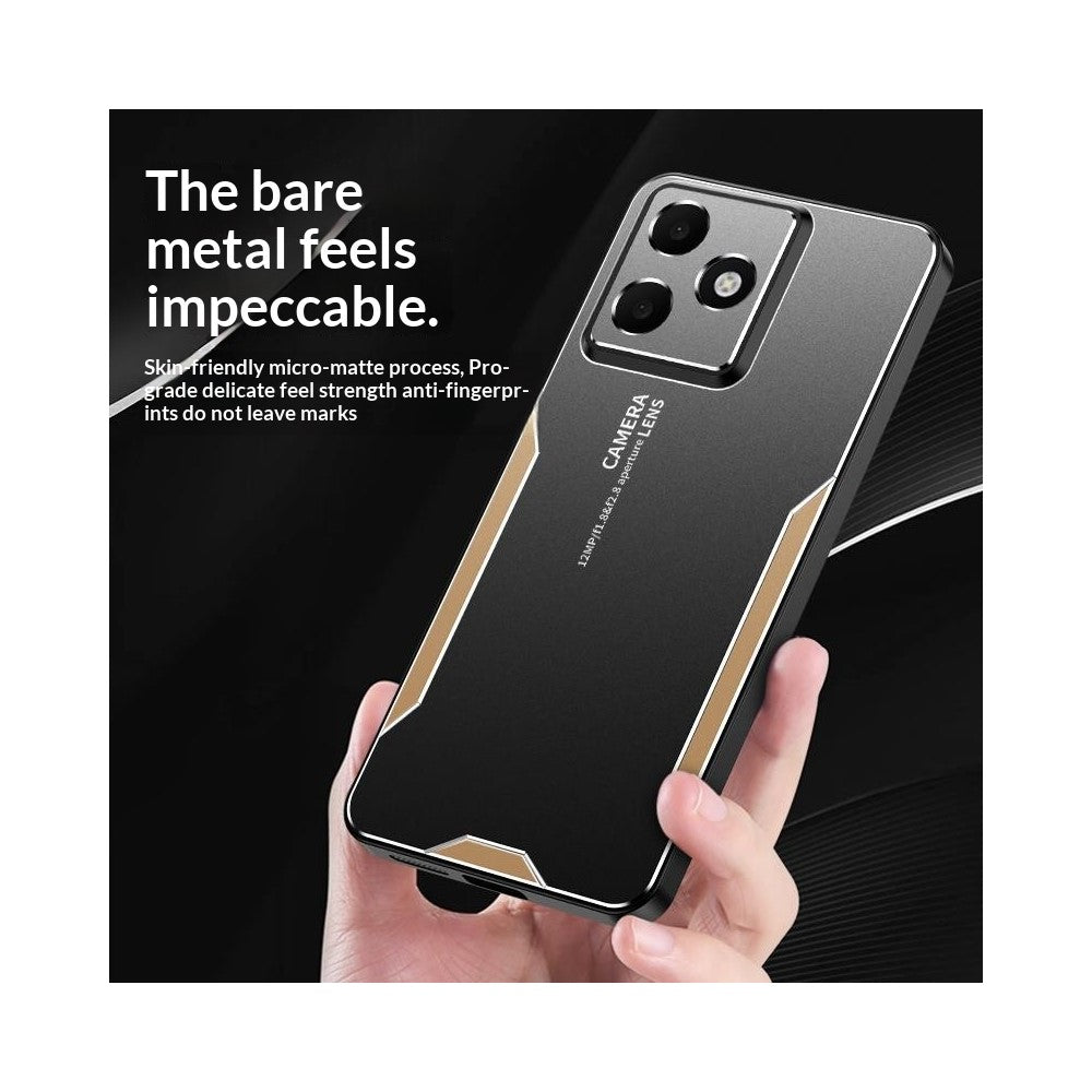 Til Oppo A6c 4G Telefoncover Bagcover i Aluminiumlegering TPU PC