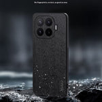 For Xiaomi 17T Pro Case Wood Texture PU Leather Coated PC TPU Phone Cover