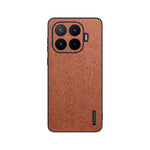 For Xiaomi 17T Pro Case Wood Texture PU Leather Coated PC TPU Phone Cover