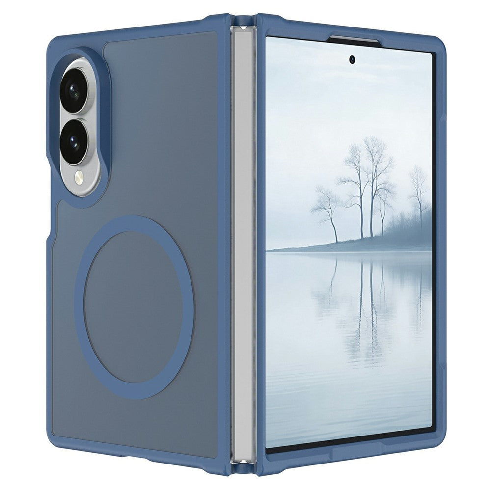For Samsung Galaxy Z Fold8 Magnetic Case TPU Frame Acrylic Back Phone Cover Skin Touch
