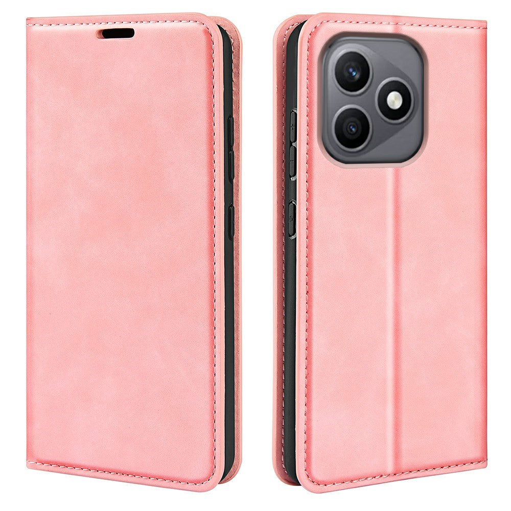 For Honor X8d 4G Case Skin Touch Leather Wallet Phone Cover